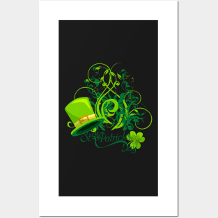 St. Patrick's Day. Patchwork Posters and Art